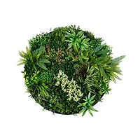 38" Framed Amazon Rainforest Artificial Living Wall Art Panel