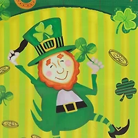 18" Dancing Leprechaun Happy St. Patty's Garden Flag