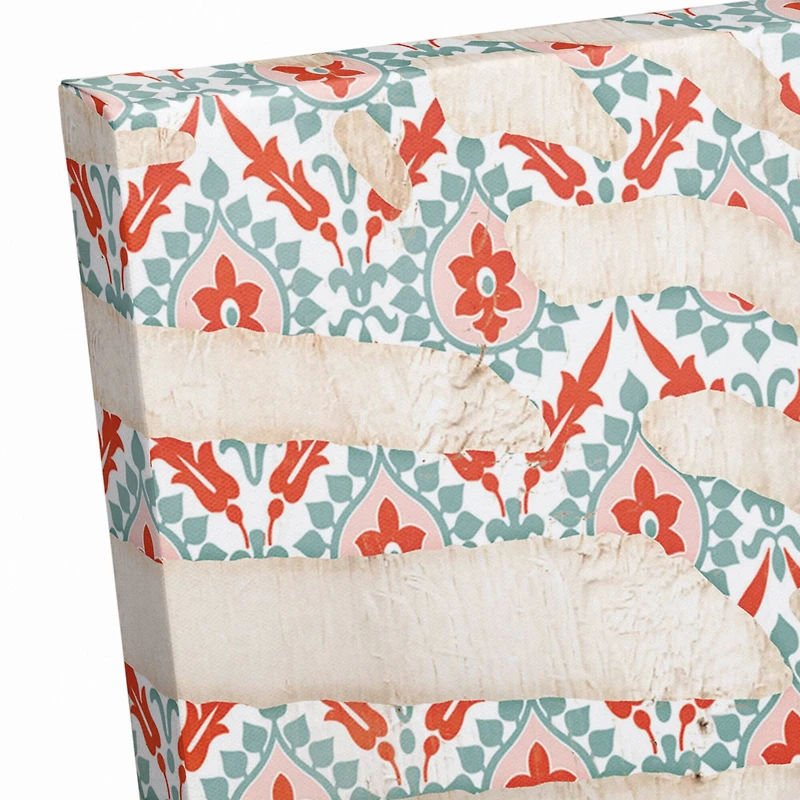 Warm Butterfly Sillhouette 20" x 20" Canvas Wall Art