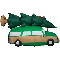 8ft. Airblown® Inflatable Christmas Griswold Station Wagon with Christmas Tree & Squirrel