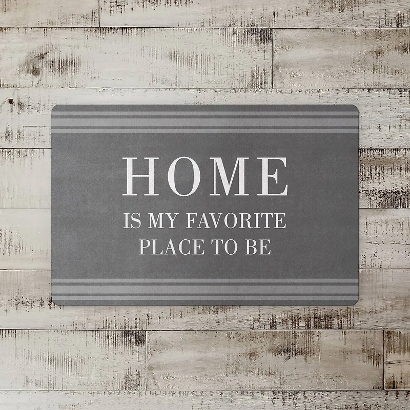 Home is My Favorite Place Floor Mat