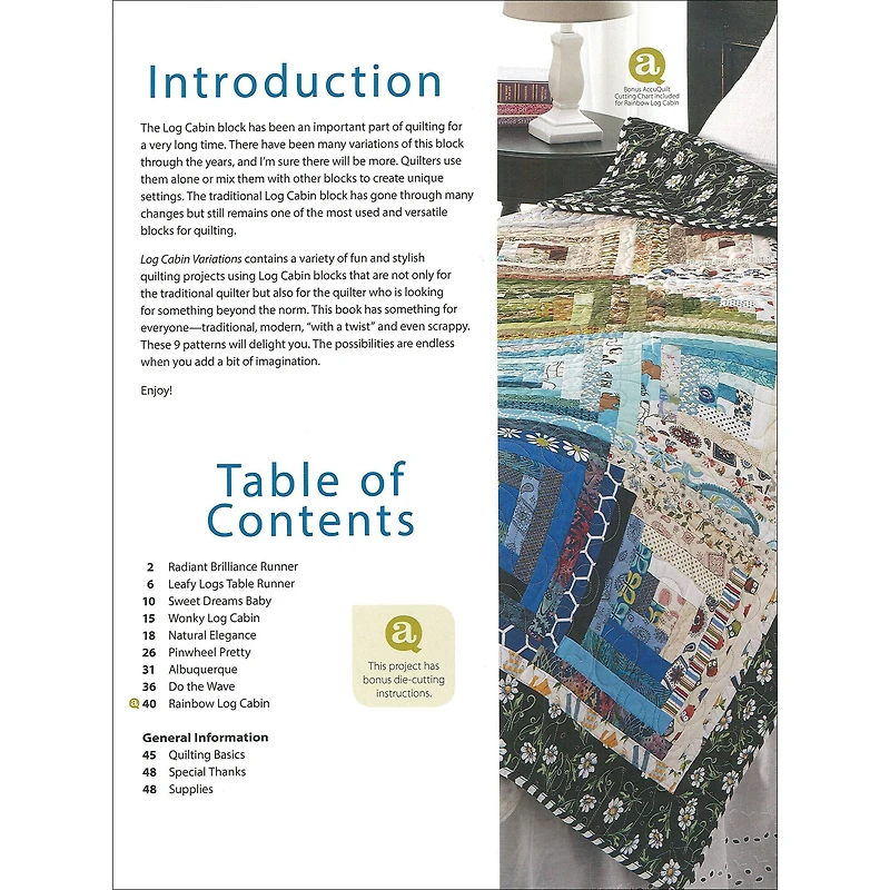 Annie's Log Cabin Variations Book