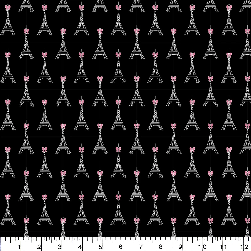 Camelot Fabrics Eiffel Tower Cotton Fabric