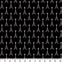 Camelot Fabrics Eiffel Tower Cotton Fabric