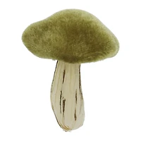 Green, Cream & Pink Velvet Decorative Mushrooms, 5ct. by Ashland®