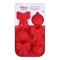 Bows & Ornaments Silicone Treat Mold by Makery™