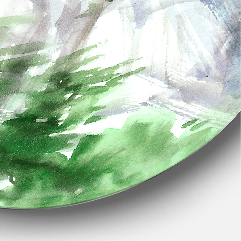 Designart - Mountain Top In The Clouds