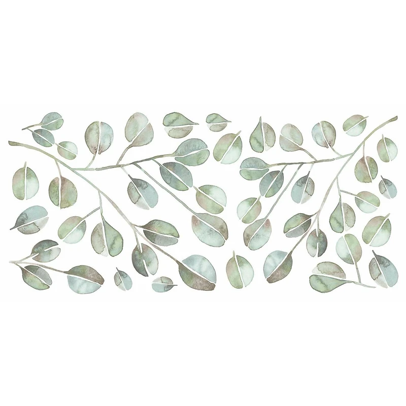 RoomMates Catcoq Eucalyptus Peel & Stick Giant Wall Decals