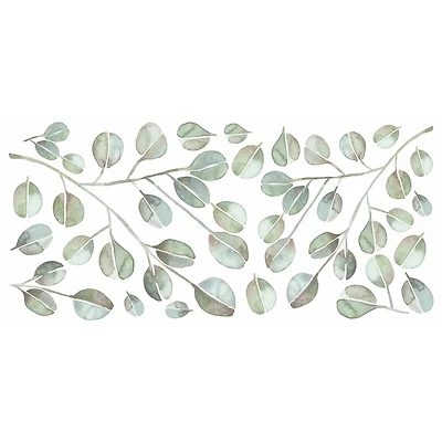 RoomMates Catcoq Eucalyptus Peel & Stick Giant Wall Decals