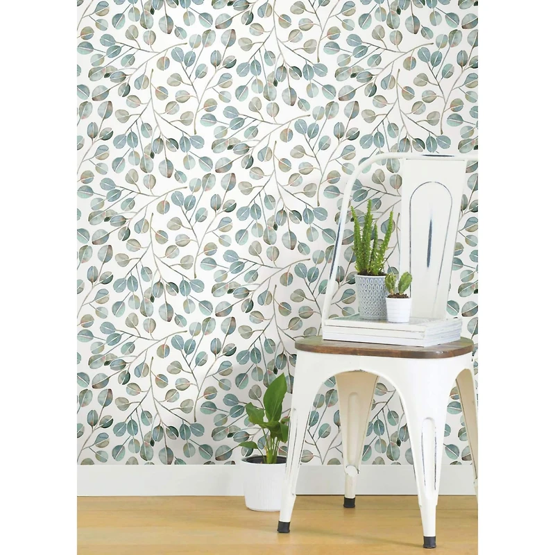 RoomMates Cat Coquillette Eucalyptus Peel & Stick Wallpaper