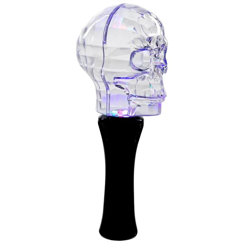 9" LED Transparent Multi-Function Halloween Skull Light