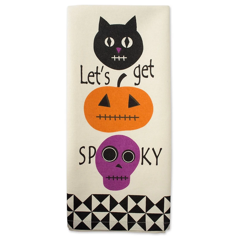 DII® Assorted All Hallows Eve Halloween Printed Dishtowel Set
