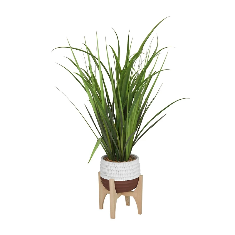 The Novogratz 3ft. Potted Green Grass Contemporary Artificial Foliage