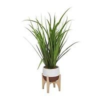 The Novogratz 3ft. Potted Green Grass Contemporary Artificial Foliage
