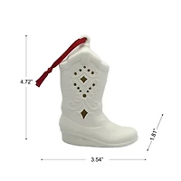 4.75" DIY LED Ceramic Boot Ornament by Make Market®