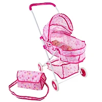 Toy Time Deluxe Toy Pram for 18" Baby Dolls