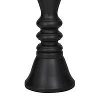 Turned Wood Pillar Candle Holder Set