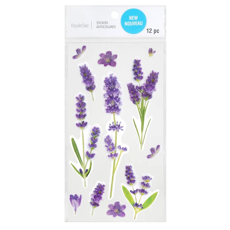 Lavender Dimensional Stickers by Recollections™