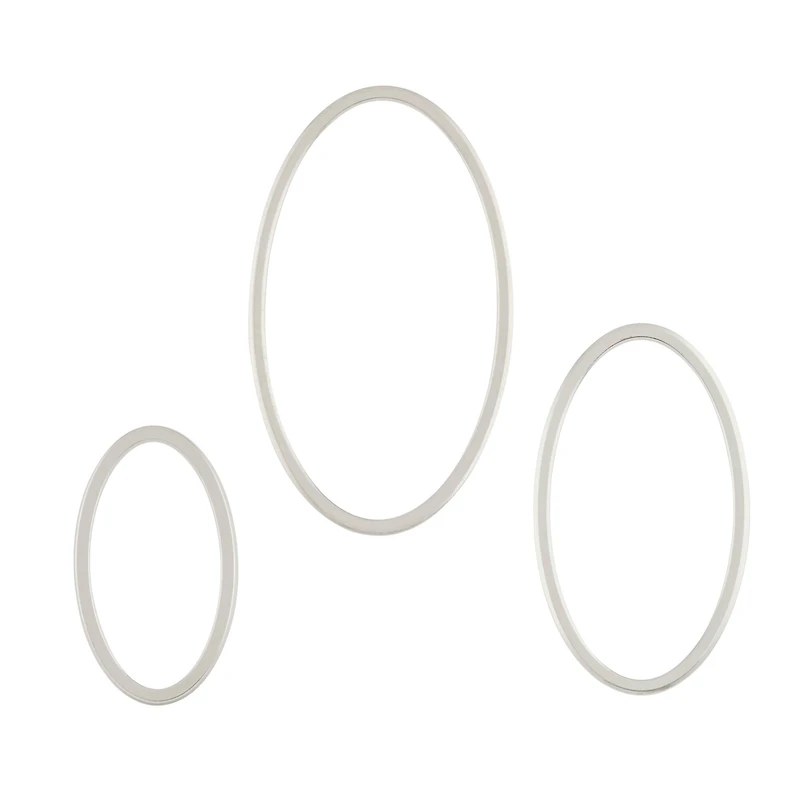 12 Packs: 6 ct. (72 total) Mixed Oval Connectors by Bead Landing®