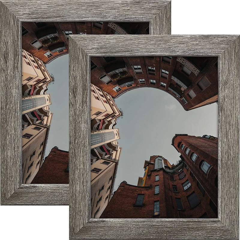 Pack Craig Frames Bauhaus 125 Barnwood Gray Picture Frame