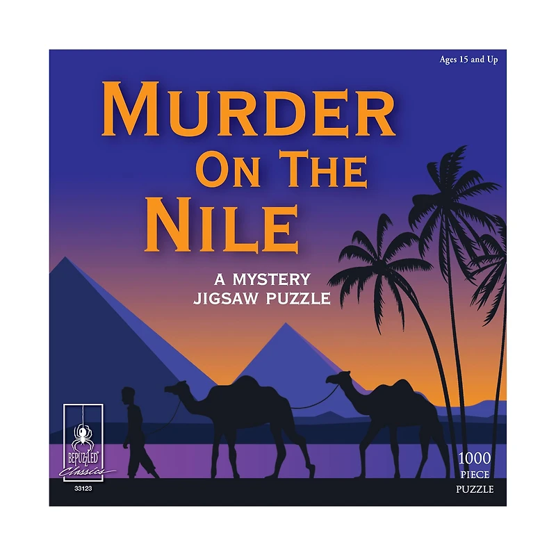 Murder on the Nile Classic Mystery 1,000 Piece Jigsaw Puzzle