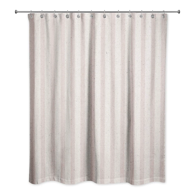 Red Stripe 71" x 74" Shower Curtain