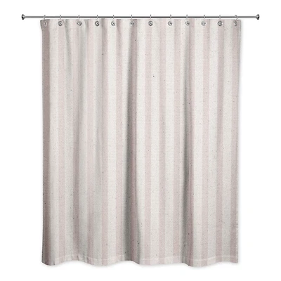 Red Stripe 71" x 74" Shower Curtain