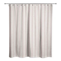 Red Stripe 71" x 74" Shower Curtain