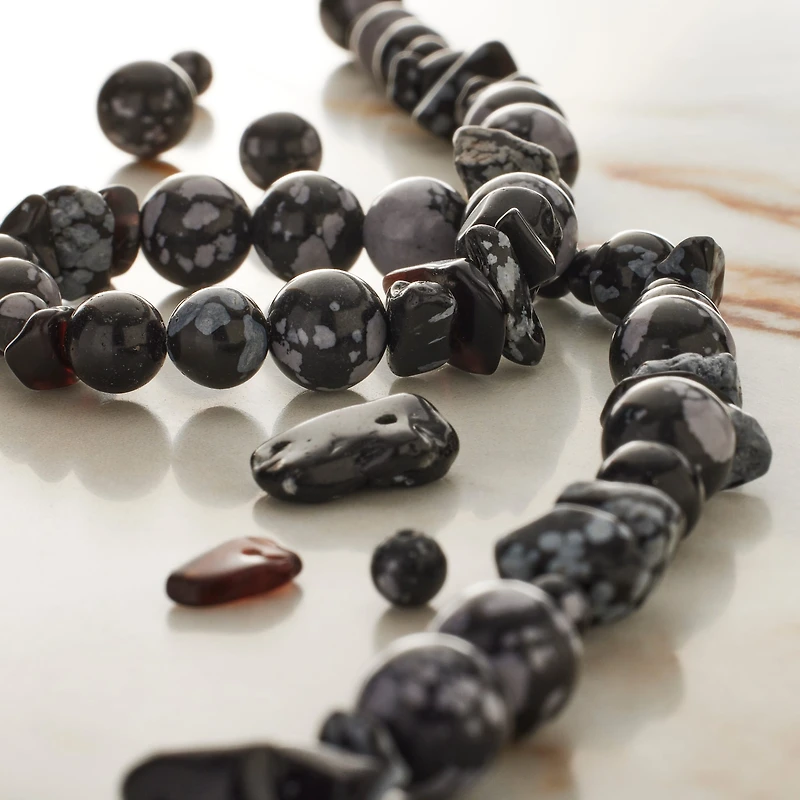 Mixed Snowflake Jasper Beads by Bead Landing™