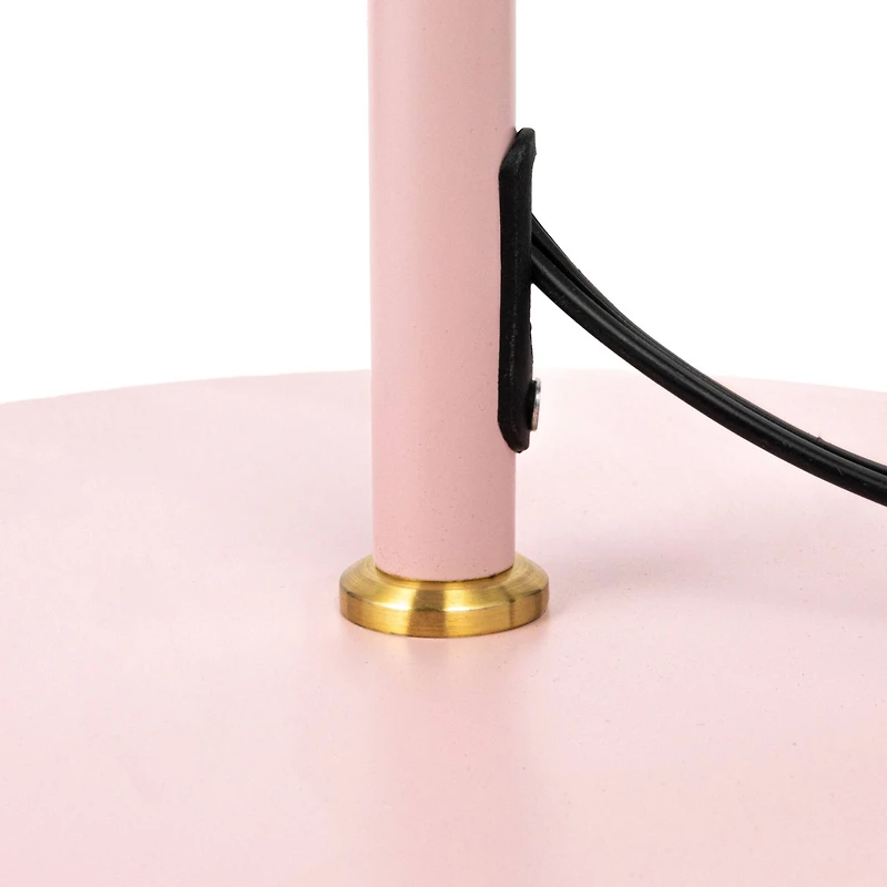 Hello Honey® 65" Pink Round Metal Floor Lamp