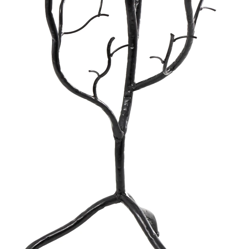 22" Metal Branch Accent Table with Glass Top