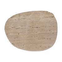 Hello Honey® 12" Natural Travertine Cheese & Serving Board