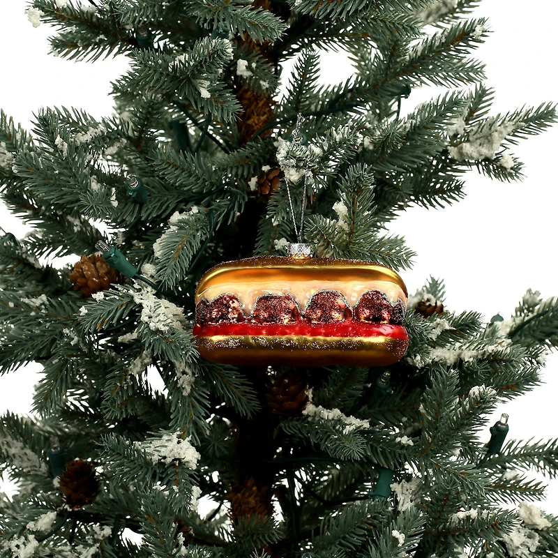 4.5" Sandwich Glass Ornament by Ashland®