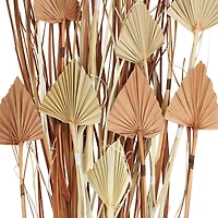 Natural Brown Dried Fan Palm Leaf & Grass Bundle
