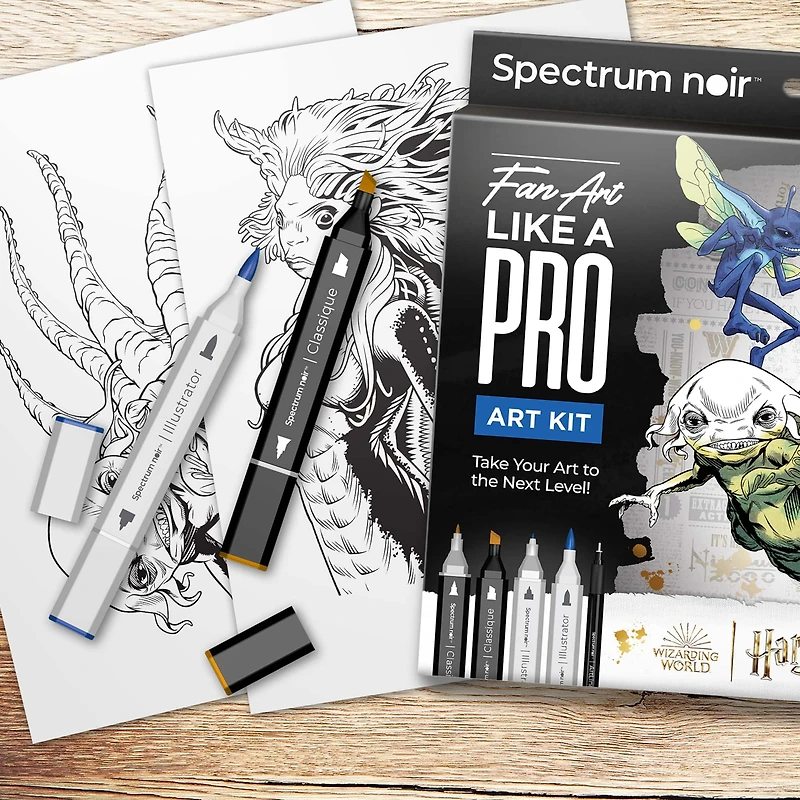 Spectrum Noir™ Pro Fan-Art Magical Creatures Kit