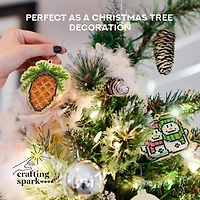 Wizardi Diamond Painting Ornament Kit Tropical Owl