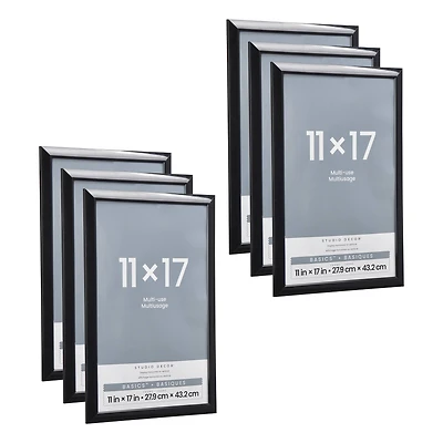 6 Pack: Black Multi-Use Frame by Studio Décor