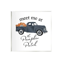 Stupell Industries Meet Me At Pumpkin Patch Truck Wall Plaque Art