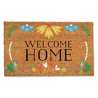 Welcome Home Floral Doormat