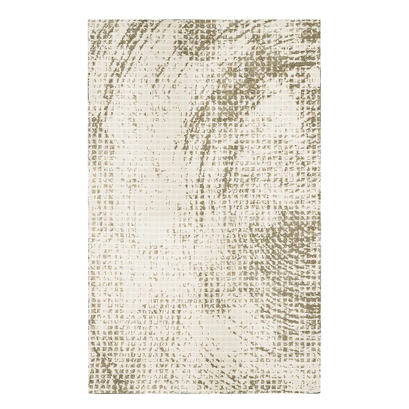 Glitzhome® 5ft. x 8ft. Ivory & Tan Abstract Area Rug