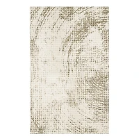 Glitzhome® 5ft. x 8ft.  Ivory & Tan Abstract Area Rug