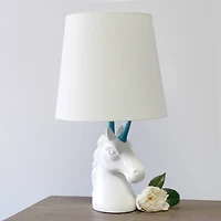 Simple Designs 15.5" Unicorn Table Lamp
