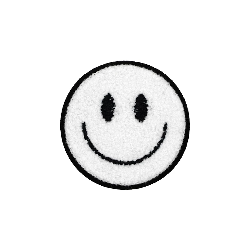 3" Chenille Smile Iron On Patch by Make Market®
