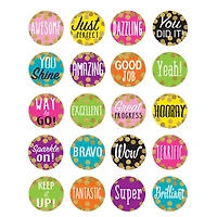 Teacher Created Resources Confetti Stickers, 12 Packs of 120