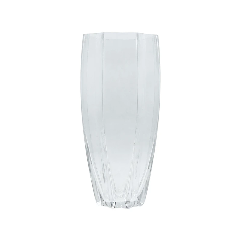 11.5" Clear Fluted-Edge Glass Vase by Ashland®