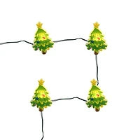 18ct. Warm White LED Christmas Tree String Lights on Green Wire by Ashland®