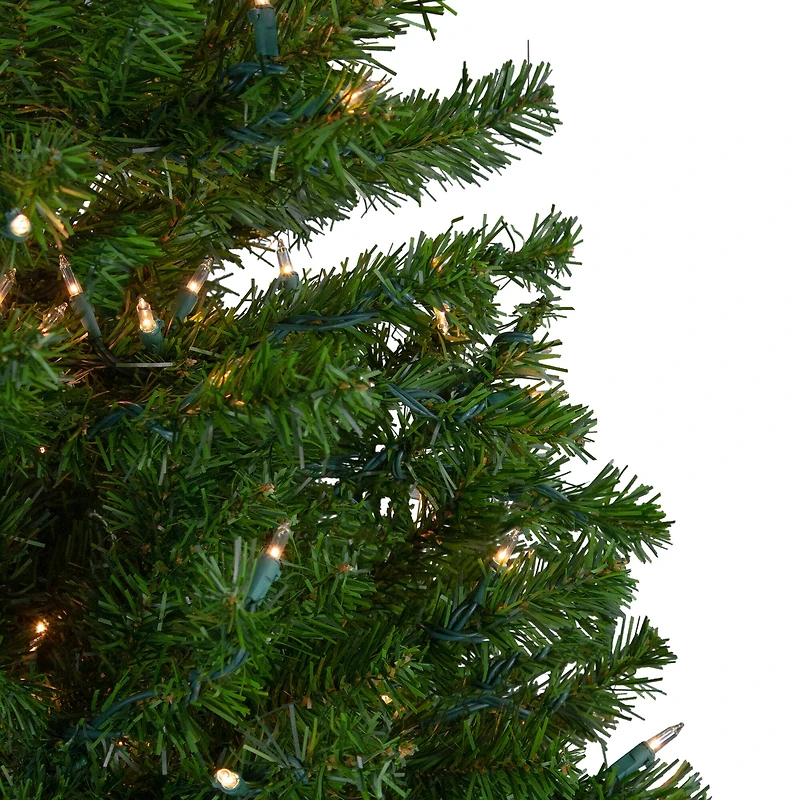 5ft. Pre-Lit Canadian Pine Artificial Christmas Tree, Clear Lights