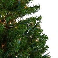 5ft. Pre-Lit Canadian Pine Artificial Christmas Tree, Clear Lights