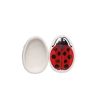 3.5" Ladybug Ceramic Decorative Container by Ashland®