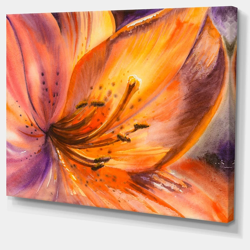 Designart - Orange Lily Flower